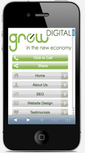 mobile website design
